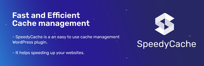 Plugin SpeedyCache para WordPress